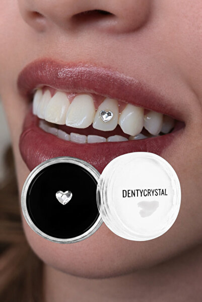 DENTYCRYSTAL Diş Pırlantası Tekli Kalp Classic (Avusturya Kristallerinden Olu...