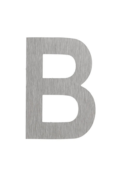 OEM Γράμμα σπιτιού "B", για πύλη/πόρτα, αυτοκόλλητο, ανοξείδωτο ατσάλι, 50 mm...