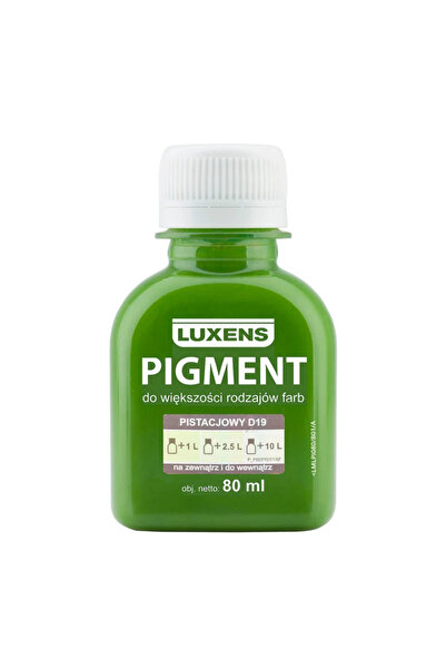 Luxens Пигмент с цвят на шамфъстък зелен 19, 80 мл, за интериор/екстериор