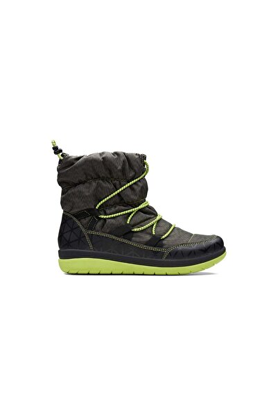 CLARKS Women's Boots - Cabrini Alp - size 36 - Khaki Green Leather - Winter F...