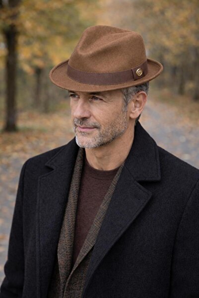 kuru Men's Felt Trilby Fedora Hat