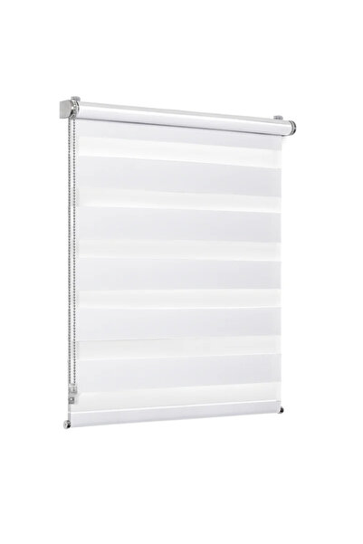 Inspire Ρολάκι ημέρας/νύχτας από ύφασμα, Varuna, 56 x 160 εκατοστά, λευκό