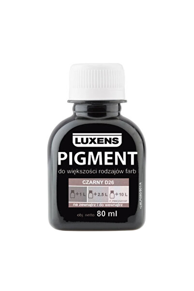 Luxens Pigment negru 26, 80 ml, interior/exterior