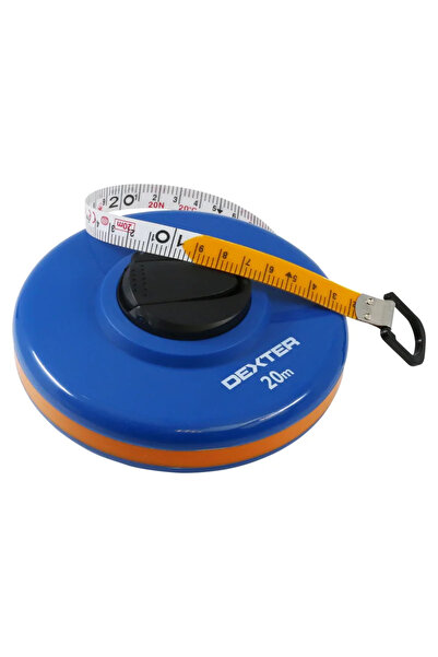 Dexter Dexter tape measure, metal, fiberglass/plastic casing, L 20 meters