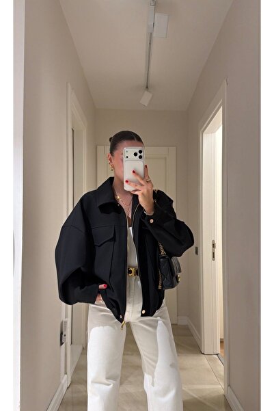 Lux Vestimenta Büyük Cep Detaylı ZRA Bomber Ceket