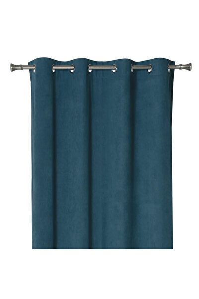 OEM Κουρτίνα φόντου 140 x 260 εκατοστά, Veni, με κρίκους, τυρκουάζ