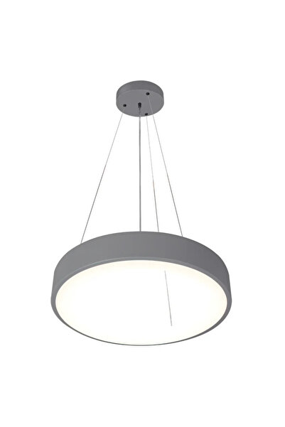 OEM Κρεμαστό φωτιστικό Lind LED, 65 W, ουδέτερο φως, D 60 cm, γκρι, IP20