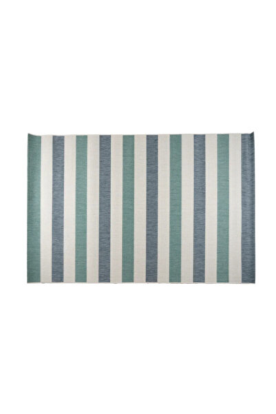 Inspire Lagoon Denim Rug , 160 x 230 centimeters, white/green/blue