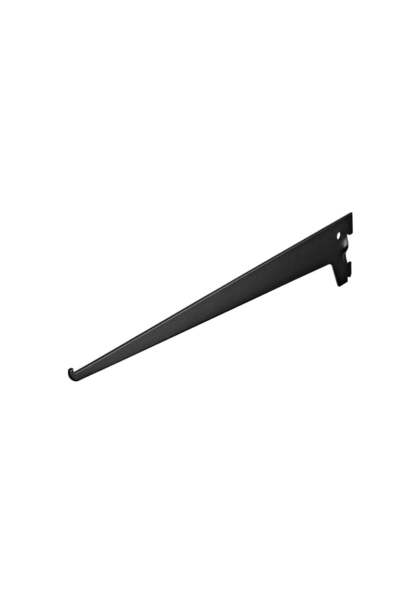 OEM Suport simplu pentru raft pe sina, 400 mm, negru