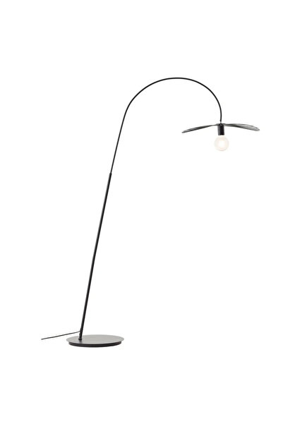 Inspire Λάμπα Evora, 1 x E27, Υ 170 εκατοστά, μαύρη