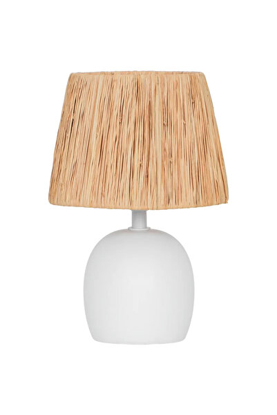 OEM Επιτραπέζιο φωτιστικό Inspire Poki, 1 x E14, 26cm, κεραμικό, λευκό