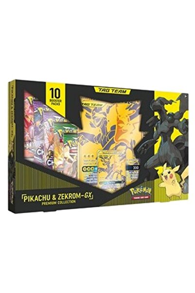 Pokemon Colecția Premium Tag Team Pikachu și Zekrom GX