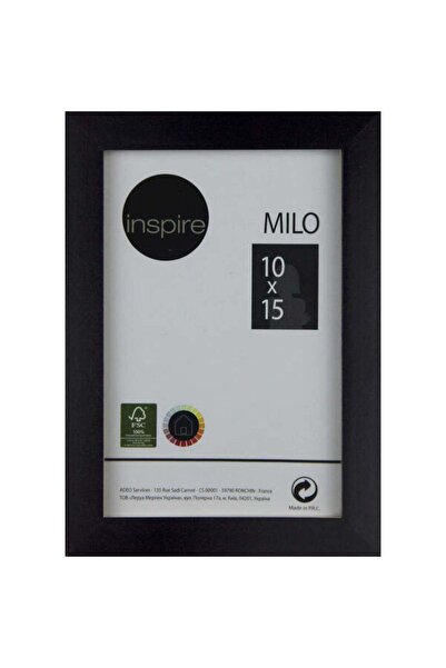 Inspire Milo photo frame, 10 x 15 cm, wood, black