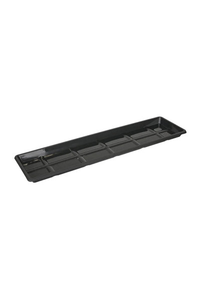 OEM Carina planter plate, plastic, length 60 cm, anthracite gray