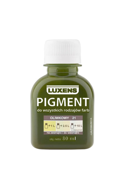 Luxens Маслиненозелен пигмент 21, 80 мл, за интериор/екстериор