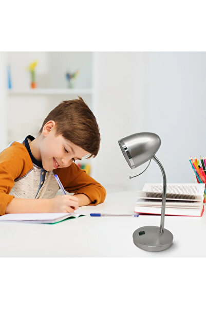 Inspire Nae desk lamp, 1 x E27, 30 W, silver