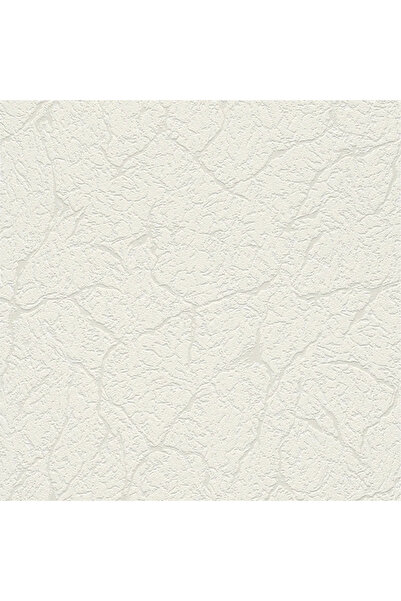 OEM Ταπετσαρία βινυλίου, Μονόχρωμο μοτίβο, λευκή, ρολό 10 x 0,53 μέτρα