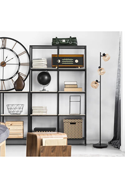 Inspire Λάμπα πεκάν, 1 x E27, 40W, H160cm, Μπαμπού μπεζ