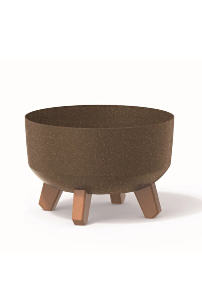 OEM Ghiveci flori Garcia, plastic, Ø 24 cm, maro