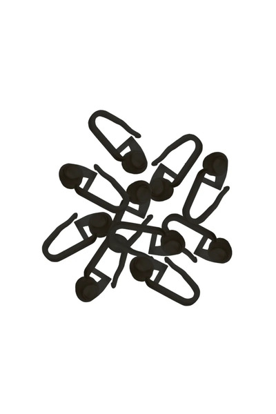 OEM Комплект от 50 пластмасови ездачи Мария, черни