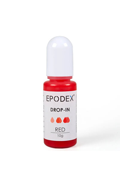 OEM Συμπυκνωμένη χρωστική για εποξική ρητίνη Epodex, Διαφανές κόκκινο, 10 γρ.