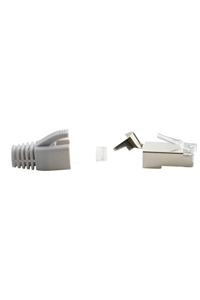 Lexman Conector retea RJ45, CAT6A, gri (set 12 buc)