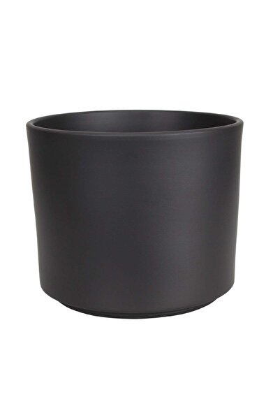 OEM Ghiveci flori Cylinder, ceramica, Ø 20 cm, gri antracit