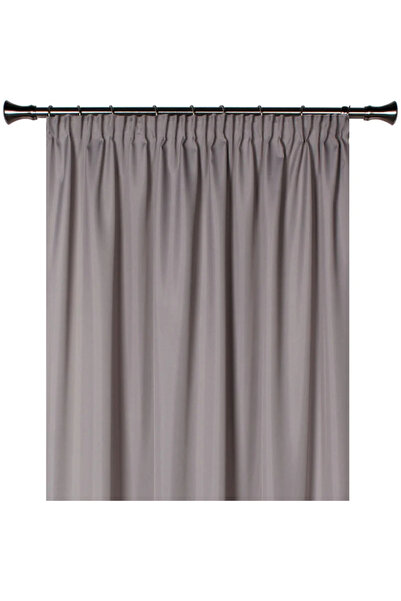 OEM Oxford Drapery Curtain 140 x 260 centimeters, with drapery, gray