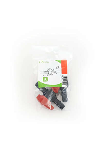 GEOLIA Σετ 2 βαλβίδων διακοπής σωλήνων 16 mm,