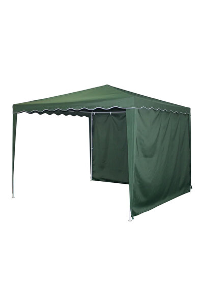 Naterial Pico garden pavilion curtains, Polyester, 294 x 200 centimeters, green