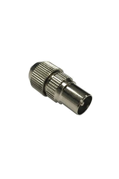 Lexman Mufa pentru cablu TV Lexman, coaxial, 9.52 mm, tata, metal, gri/argintie