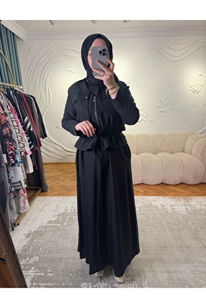 Ceremony Backless Dress with Patterned Jackets