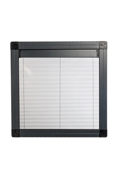 OEM Σήτα κουνουπιών, τύπου πλισέ, για παράθυρα, πλαίσιο αλουμινίου, 52 x 81 c...