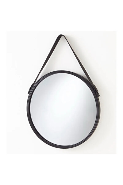 Inspire Oglinda decorativa Barbier, 41 x 41 cm, rama metal, negru