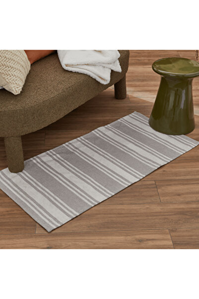 Inspire Πρέσα Aylane, Βαμβάκι, 60 x 120 εκατοστά, λευκό/γκρι