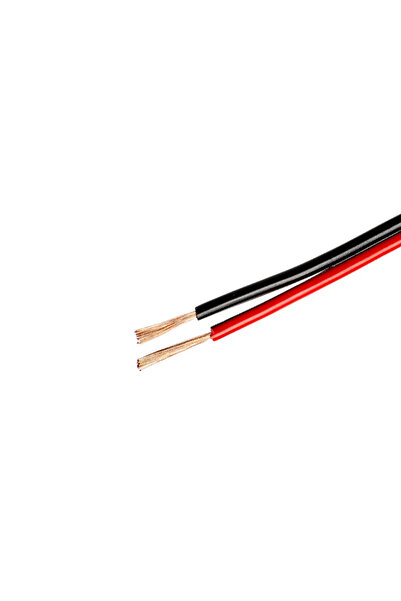 Lexman Lexman HI-FI audio cable, 2 x 0.75 mm², FC-E, 10 meters, PVC, black/red