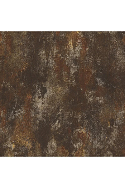 OEM Ταπετσαρία βινυλίου πατίνα, μοτίβο εφέ σκυροδέματος, καφέ/χαλκός, ρολό 10...