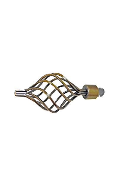 Inspire Set 2 capete Twist, pentru galerie, 20 mm, auriu antic