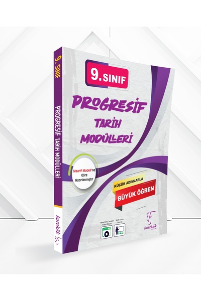 Karekök Yayınları 2026-2027 9. SINIF PROGRESİF TARİH MODÜLLERİ