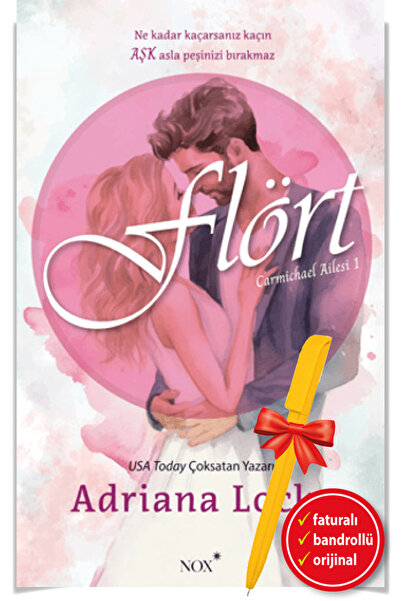 Destek Yayınları Alfa Kalem Flört (Adriana Locke) YENİ Roman Öykü Kitap