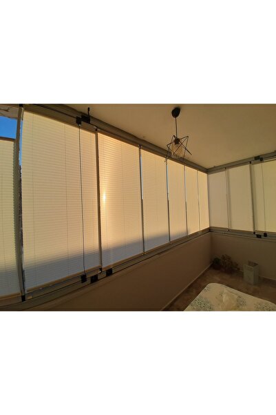 BERA PLİSEL PERDE PLİSEL PERDE KREM CAM BALKON, EV, OFİS, İŞYERİ, KARAVAN PER...