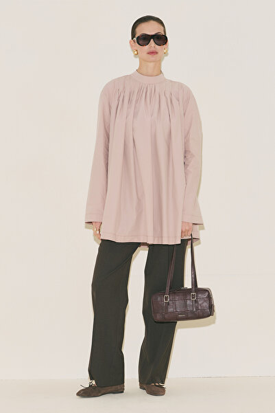 Manuka Plissed Tunic Pink