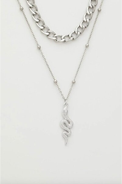 Figür Dünyası Miniş Oyuncaklar Snake Figured Necklace