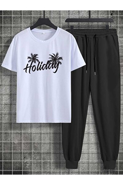 LAVİTTA Holi̇day B Printed O Oversized Tracksuit Set