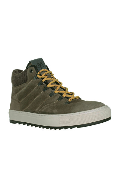 Marc O'Polo Men's Boots - Sneaker Boot - size 40 - Khaki Leather - Urban Casu...