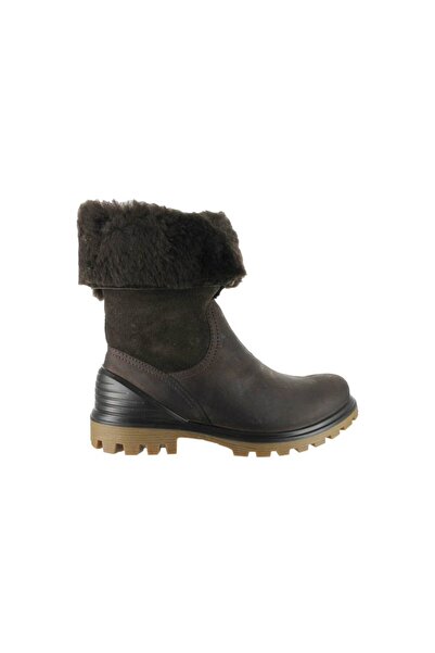 Ecco Ghete de damă - Tredtray - mărime 36 - Piele Maro - Căptușeală lână Flui...