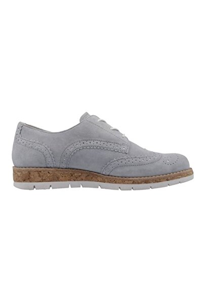 GABOR Pantofi damă - Stil Brogue - mărime 40 - gri piele naturală - talpă PU ...