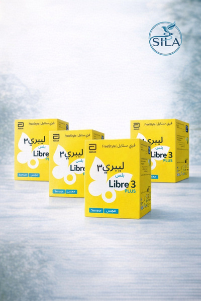 Abbott عرض 4 عبوات - مجس (حساس) فري ستايل ليبري 3 بلس.