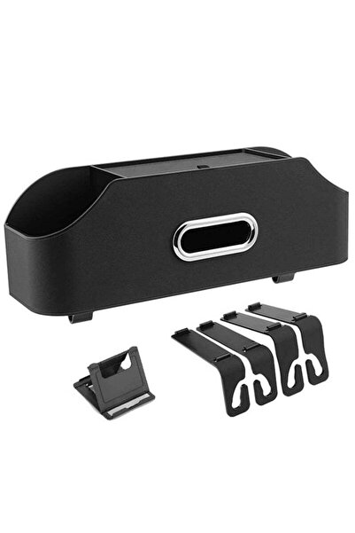 Arabest منظم مقعد السيارة الخلفي جلد مع حاملين لأكواب المشروبات، وعلبة مناديل...