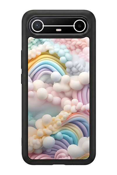 TECNO سبارك سليم 5G متوافق مع مطبوع، أسود مطفي، سيليكون ناعم، واقي، غطاء ممتص...